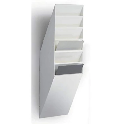 Image de Durable Flexiboxx Présentoir Mural 6 A4 Portrait Blanc