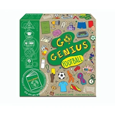 Image de Go Genius Football Educational Board Game Supporting Key Stage 1 &amp; 2 Learning, Suitable for 7+ Years