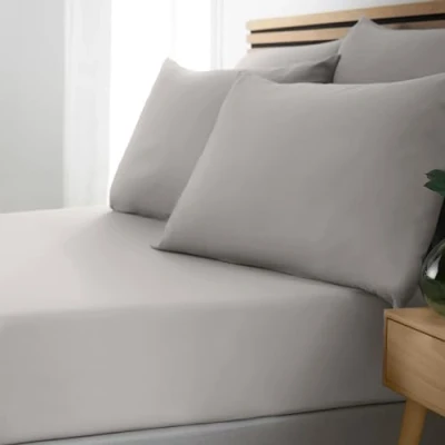 Image de Catherine Lansfield So Soft Easy Iron Drap Housse King Size Gris