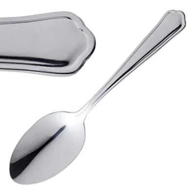 Image de Olympia Dubarry Cuillère à dessert (lot de 12), acier inoxydable poli, taille: 180(L)mm, passe au Lave Vaisselle, usage professionnel et domestique, C143