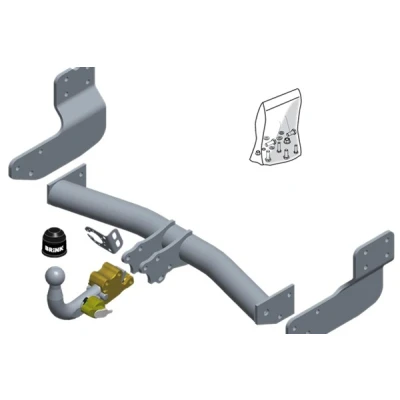 Image de BRINK 576400 Attelage FORD: Transit Custom V362 Van, Minibus, Tourneo Minibus