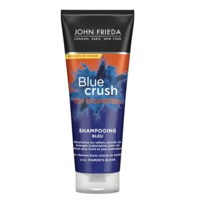 Image de JOHN FRIEDA Blue Crush pour Brunettes Shampooing Bleu 250ml