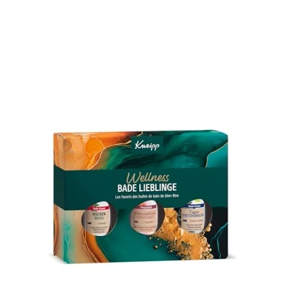 Image de Kneipp Coffret cadeau Wellness Bade Lieblinge avec 3 huiles de bain populaires Tailles test pour apprendre à connaître et offrir x 20 ml