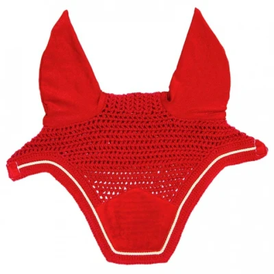 Image de Kentucky Bonnet Anti Mouches Wellington Velours Rouge Cob
