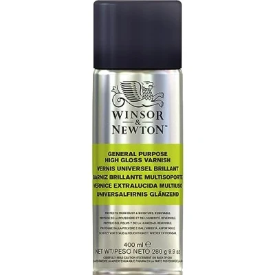 Image de Winsor &amp; Newton Vernis Brillant Multi Surfaces Aérosol 400 ml