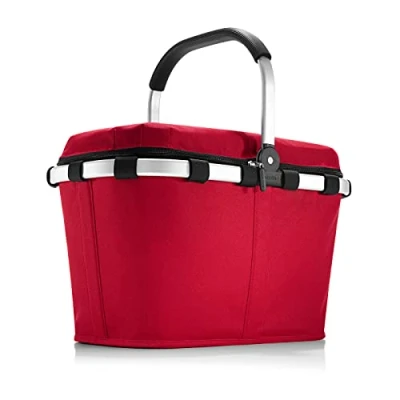 Image de reisenthel carrybag iso en Polyester déperlant, Couvercle hermétique, Cadre Aluminium, poignée Rabattable, Poche intérieure zippée, capacité 22l, Taille 48x29x28 cm, Black