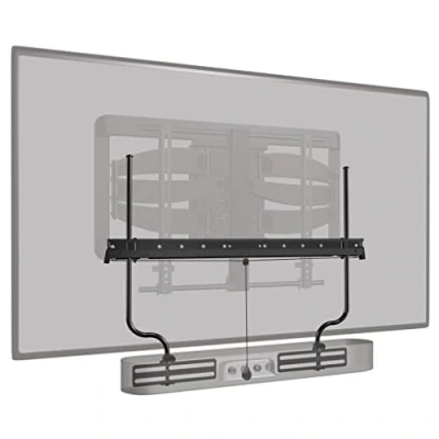 Image de Support Mural pour Barre de Son SANUS SASB1 B1 Noir Compatible jusqu&#039;à 9 kg Installation facile