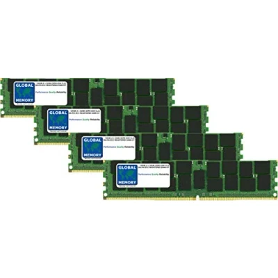 Image de GLOBAL MEMORY 128Go (4 x 32Go) DDR4 3200MHz PC4 25600 288 PIN ECC ENREGISTRÉ DIMM (RDIMM) MÉMOIRE RAM KIT pour SERVEURS/WORKSTATIONS/Cartes Meres