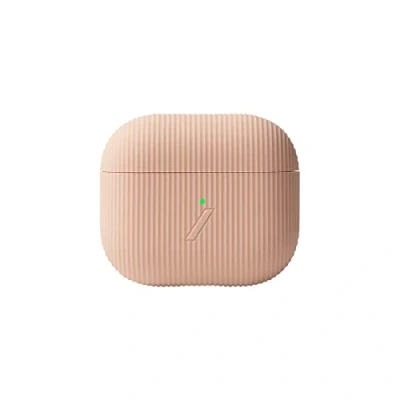 Image de NATIVE UNION Étui Curve pour AirPods (3rd Gen) en Silicone élégamment texturé Compatible avec Les AirPod (Peach)