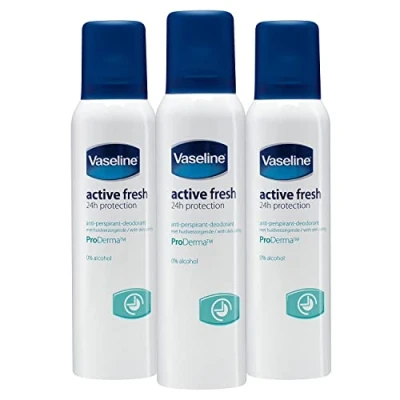 Image de Vaseline antisudorifique actif déodorant frais avec Proderma 150ml Pack de 3
