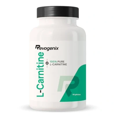 Image de L Carnitine Tartrate Energie, Sèche et Récupération Brûleur de Graisse Pre Workout sans Caféine, Créatine Performances Développement Musculaire Doping Free 90 Gélules Vegan Revogenix