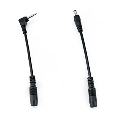 Image de Musiclily Pro Polarité Inversée Câbles Converter Ensemble droit et Coudé pour Pédales d&#039;effet Guitare