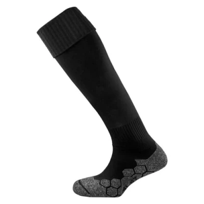 Image de Mitre Mixte Division Plain Sock, Ideal For Football, Lightweight, Quick Dry Design, Cushioned Chaussettes De, Noir, 41 47 EU