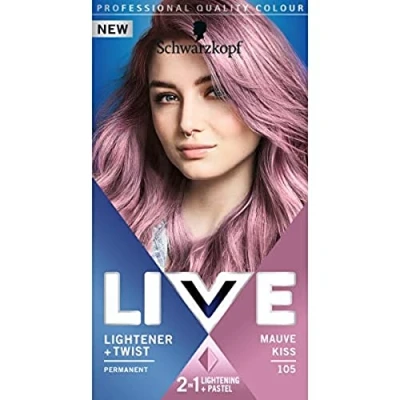 Image de Schwarzkopf LIVE Éclaircissant et colorant permanent 105 Mauve Kiss