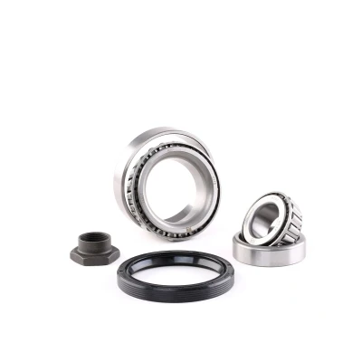 Image de FEBI BILSTEIN 05587 Kit de roulements roue Essieu avant gauche, droit avec bague d&#039;étanchéité 68 Roulement à rouleaux coniques