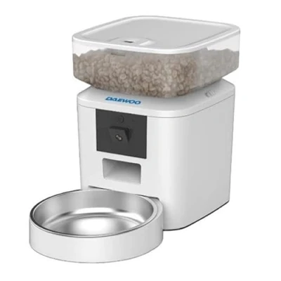 Image de Daewoo D QQ029 7L gamelle et abreuvoir pour chiens chats Acrylonitrile Butadiène Styrène (ABS), Acier inoxydable Blanc Universel Distributeur automatique animaux de compagnie Neuf