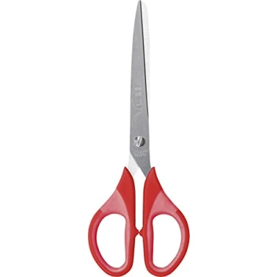 Image de HEYDA 204809423/ciseaux/ciseaux Colour Code Bureau Universel 18 cm avec insert Soft Touch) Rouge/Red