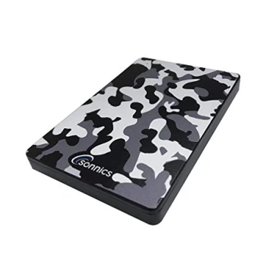Image de Sonnics 1TB USB 3.1 Type C Externes Portable Durs Disques pour Fenêtres PC, Mac, Smart TV, Xbox One/Série X &amp; PS4 /PS5, Gris Camo
