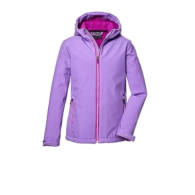 Image de killtec Filles Veste softshell/veste d&#039;extérieur avec capuche KOS 358 GRLS SFTSHLL JCKT, mallow, 176, 42067 000