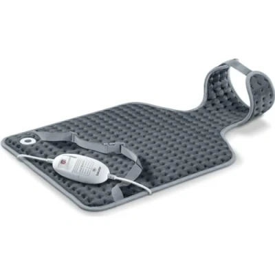 Image de Coussin chauffant dos / nuque Beurer HK 53, adapté à la forme du corps avec trois réglages de température, chauffage rapide et arrêt automatique, lavable en machine