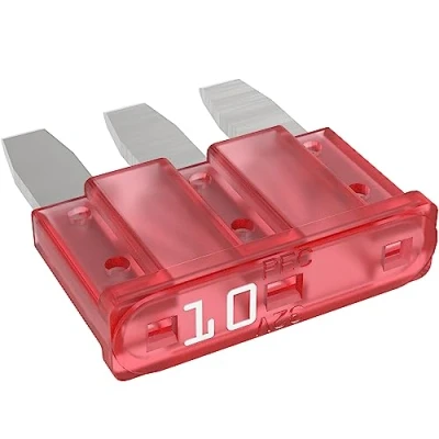 Image de AUPROTEC Micro 3 Fusibles à lame MikrOTO III 5A 15A fusible enfichable d&#039;automobile choix : 10A ampère rouge, 20 pcs