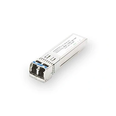 Image de DIGITUS Module SFP+ 10 Gbit/s Compatible HP &amp; Aruba Mini GBIC pour câble à fibre optique monomode LC duplex longueur d&#039;onde 1310 nm portée km Plug Play