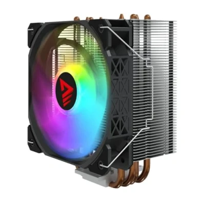 Image de Savio SAVGCOVORTEXX2ARGB système de refroidissement d&#039;ordinateur Carte SIM Refroidisseur d&#039;air 12 cm Noir 1 pièce(s) Neuf