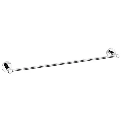 Image de TESA Exxcellent porte serviettes 1 barre fixe large, adhésif, chromé, design chic, garanti inoxydable, 85 mm x 630 50 40473 00000 00 arrondie