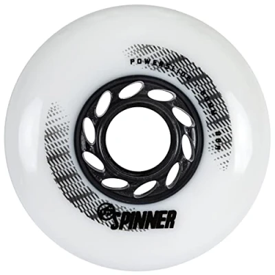 Image de Powerslide Roue Roller en Ligne Spinner 80mm/88a, White, 4 Pack
