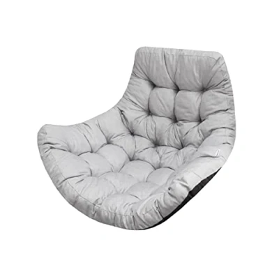 Image de George Coussin de Jardin, Fauteuil Cocon, Suspendu, balancelle Taille L, 120 x 100 cm Argent