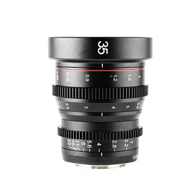 Image de Meike 50mm T2.2 Mini Manual Focus Wide Angle Cinema Lens for M43 Micro Four Thirds MFT Mount Cameras BMPCC 4K Z CAM E2