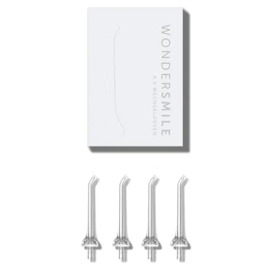 Image de Wondersmile Buses Waterflow pour hydropulseur Technologie SmoothFlow un soin optimal des dents et gencives (blanc, lot de 4)