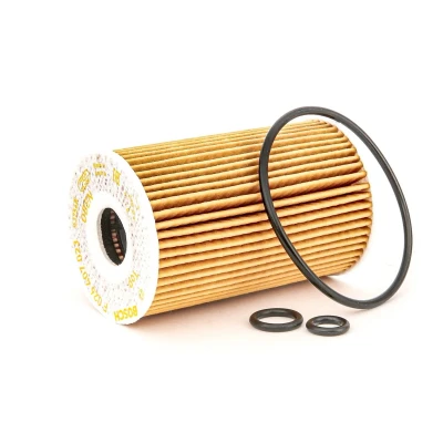 Image de BOSCH F 026 407 023 Filtre à huile avec joints Cartouche filtrante VOLKSWAGEN: Polo V 3/5 portes, Berline, Tiguan I, AUDI: A3 Sportback oscaro,