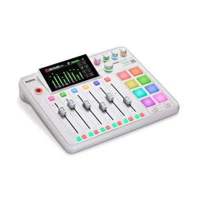 Image de RØDE RØDECaster Pro II Solution de Production Tout en Un pour le Podcasting, Streaming, la Musicale et Création Contenus (Blanc)