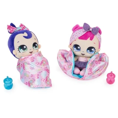 Image de Magic Blanket Babies, Poupée Surprise en Peluche avec Plus de 80 Sons et réactions, Couverture Rose (Le Style Peut Varier), Jouets pour Enfants à partir 4 Ans