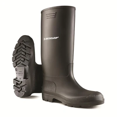 Image de Dunlop Protective Footwear Pricemastor, Bottes de Pluie Mixte Adulte, Noir (Black), 39 EU