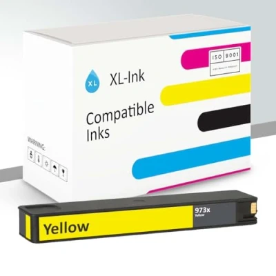 Image de XL Ink Compatible pour HP 973x / hp973 x Jaune (HP f6t83ae Capacité : 7000 Pages)