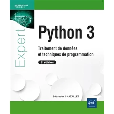 Image de Python 3 Traitement de données et techniques programmation (2e édition)