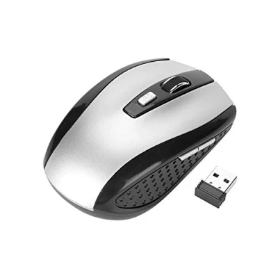 Image de Bewinner Souris sans Fil, Optique Mobile Portable 2,4 GHz avec récepteur USB, 6 Boutons 800 1600DPI pour Fil Windows/XP/Vista/7/Linux/MAC