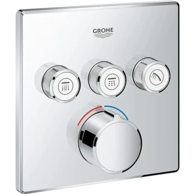 Image de Grohe 29149000 Smartcontrol Mitigeur Encastrés 3 Sorties, Chrome