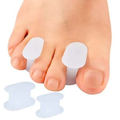 Image de Sumiwish Entretoise d&#039;orteil à bride, paquet de 12 correcteurs d&#039;oignons (taille mixte), séparateurs d&#039;orteils en silicone pour lutter contre les oignons, orteils qui se chevauchent