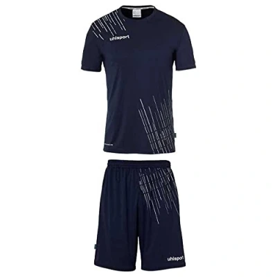 Image de uhlsport Score 26 football trikot Jeu de maillots complet comprenant un t shirt et short sport 10 variantes disponibles pour adultes enfants