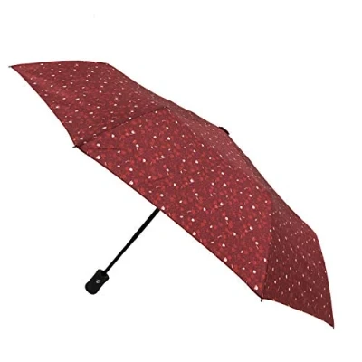 Image de SMATI Parapluie Pliant Automatique Anti tempete Solide Excellente résistance au Vent (Magritte Rouge)