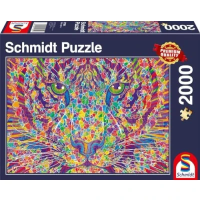 Image de Schmidt Spiele Tigre 57394 Wild at Heart, Tiger, 2000 Teile Puzzle, Multicolore, Normal