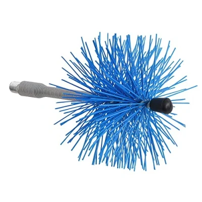 Image de SATURNIA 22020710 Hérisson de ramonage en nylon axe flexible 120 mm