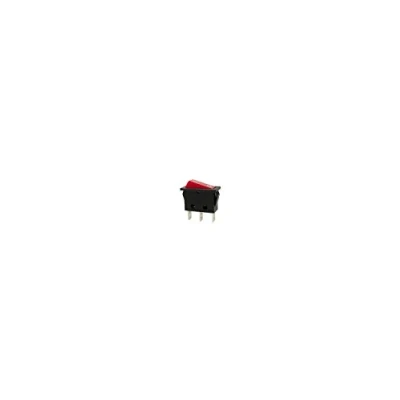 Image de INTERRUPTEUR DE PUISSANCE A BASCULE 10A 250V SPST ON OFF AVEC TEMOIN NEON ROUGE