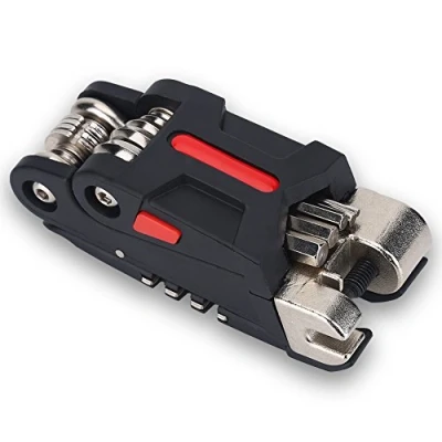 Image de 16 en 1 Bike Multi Tool, Outils Multifonctionnels de Maintenance Vélo Séparateur Chaîne Portable fiable, conçu pour Durer et Facile à Utiliser