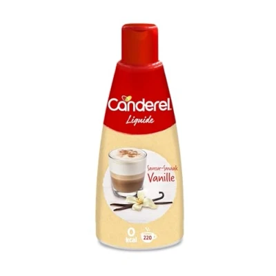 Image de Canderel Sucralose Vanille liquide Zéro calorie, sucre Édulcorant Bouteille de 200ml