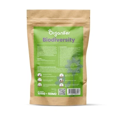 Image de Mélange De Fleurs Sauvages (100 G/50 M2) Graines Vivaces Attire Les Papillons Et Abeilles 62 Espèces Organifer