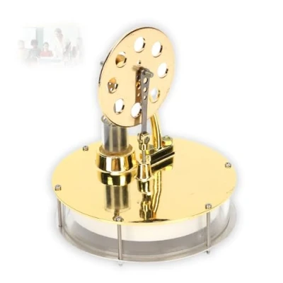 Image de Moteur Stirling à Basse Température,Kit en Alliage Modèle de Température pour l&#039;enseignement